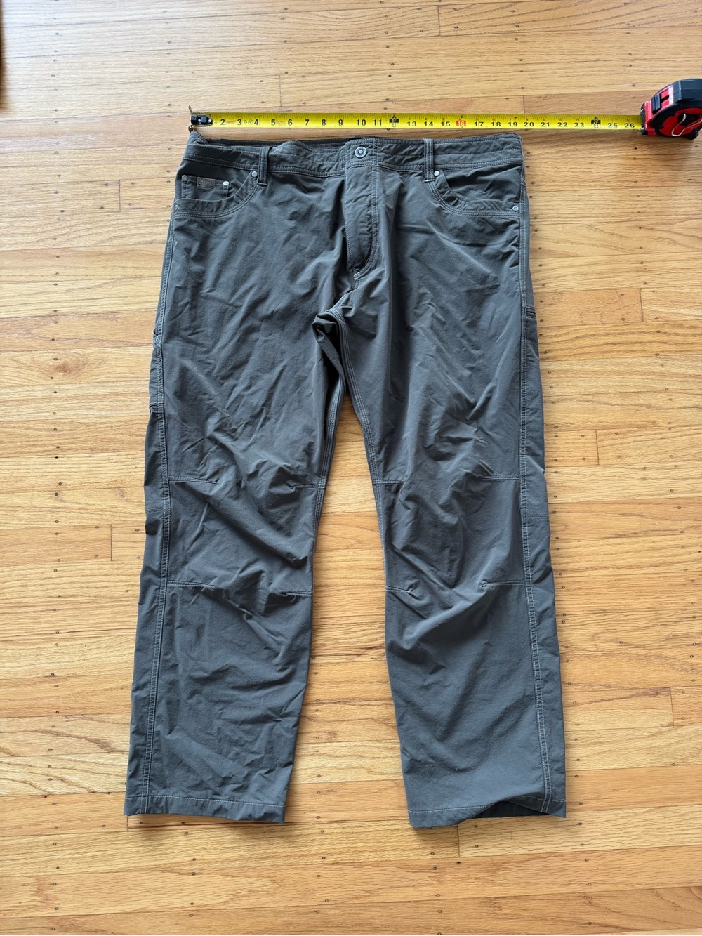 KUHL Renegade Rock Pants Mens Size 40 x 30 Gray Charcoal Climbing